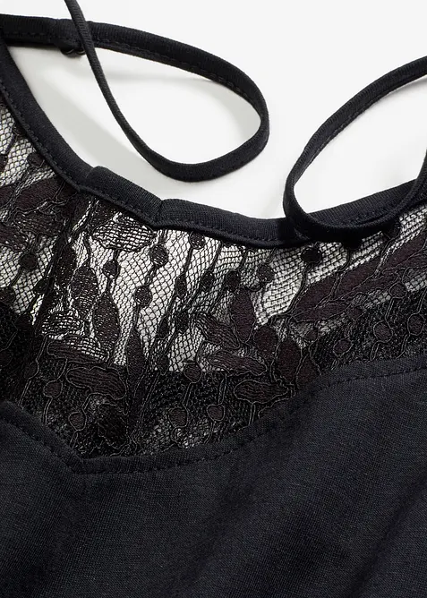 Nachthemd met spaghettibandjes van modal, bonprix