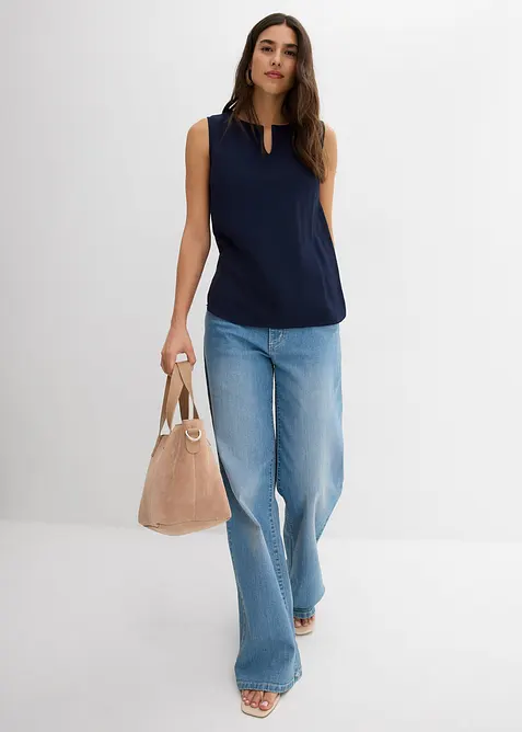 Blousetop van zachte viscose, bonprix