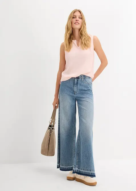 Blousetop van zachte viscose, bonprix