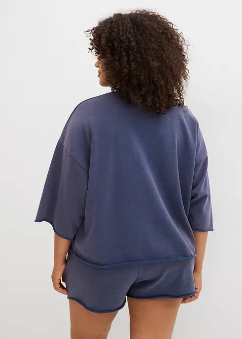 Oversized sweater in een zachte katoenmix, bonprix