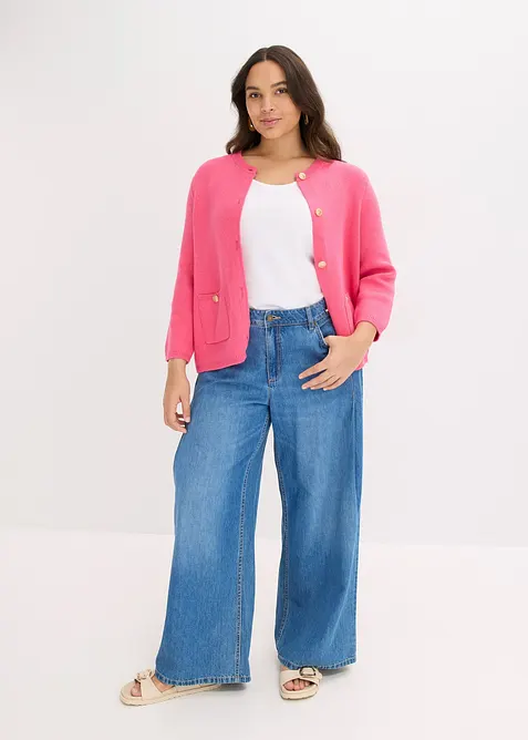 Kort vest van katoen, bonprix