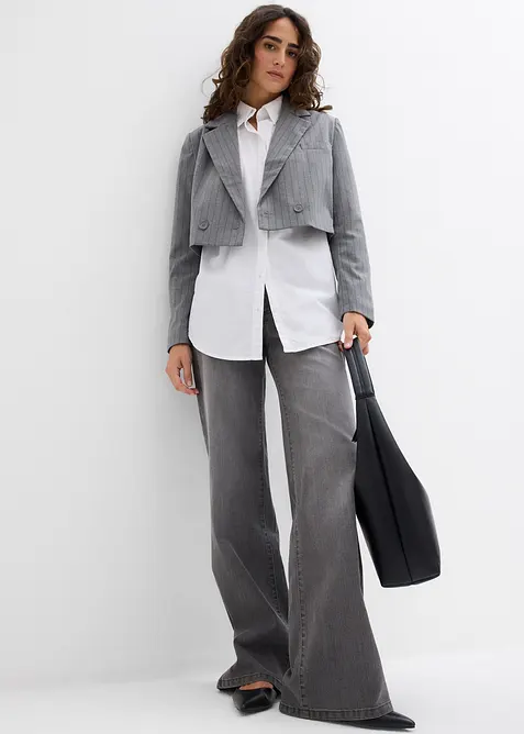 Korte blazer met reverskraag, bonprix