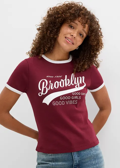 T-shirt van biologisch katoen, bonprix