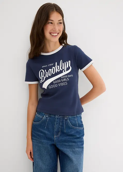 T-shirt van biologisch katoen, bonprix