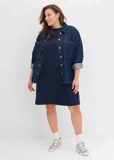 Wijde sweatjurk, bonprix