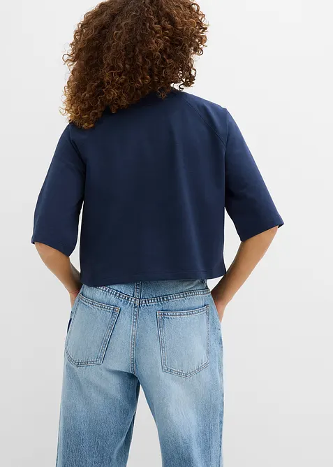 Oversized sweater in een zachte katoenmix, bonprix