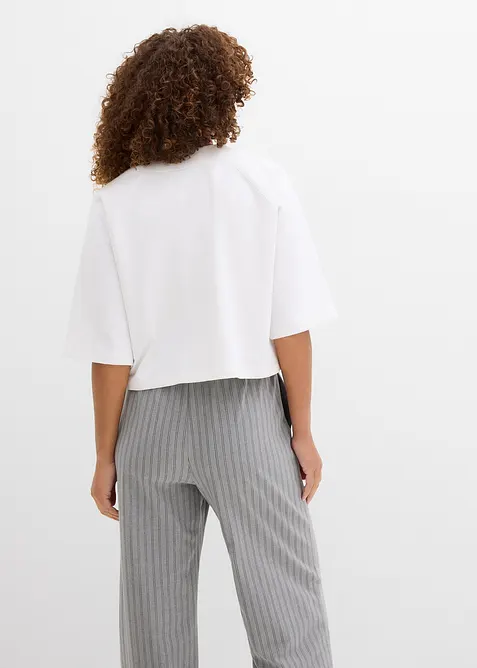 Oversized sweater in een zachte katoenmix, bonprix