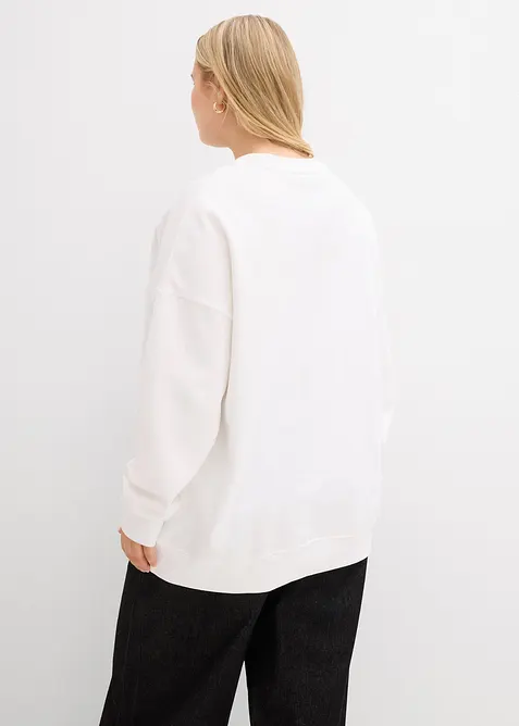 Oversized sweater van biologisch katoen, bonprix