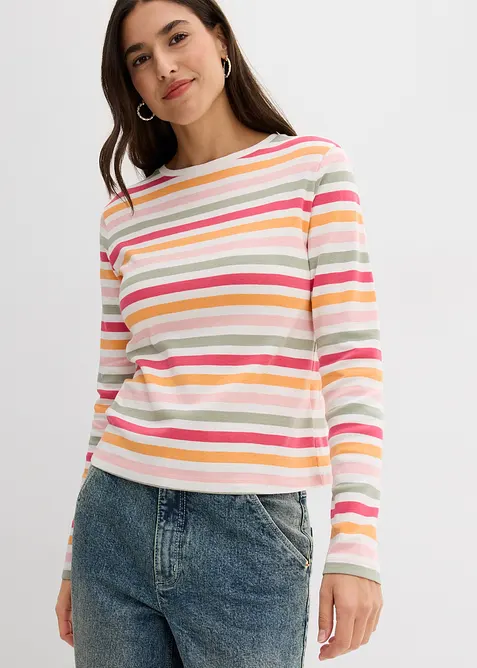 Longsleeve van puur katoen, bonprix