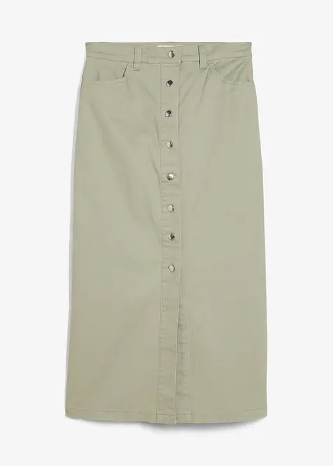 Midirok van twill, bonprix