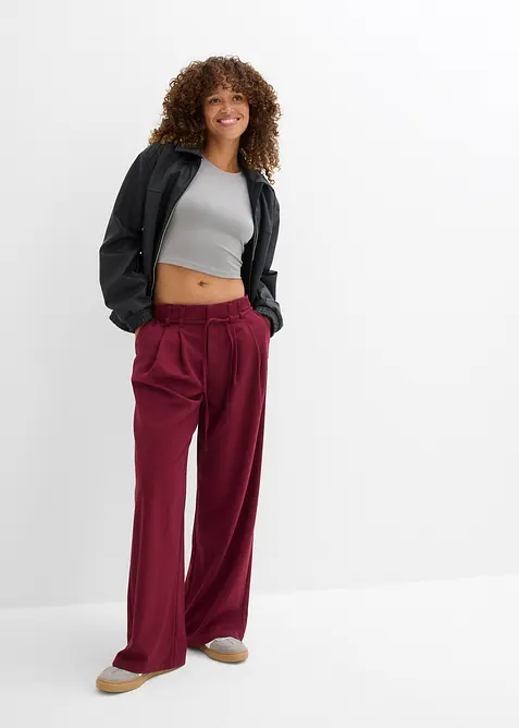 Aansluitende cropped top (set van 2), bonprix