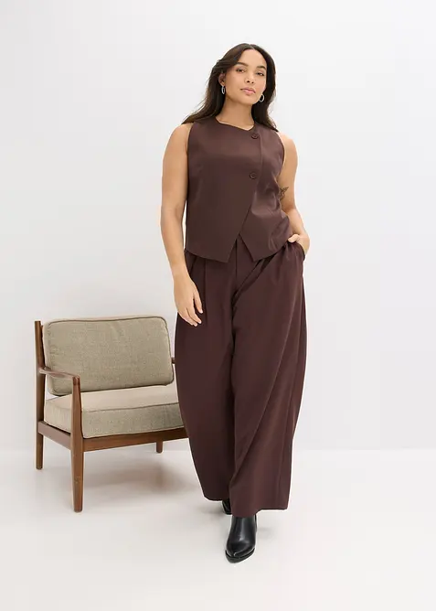 Gilet in een soepele visosemix, bonprix