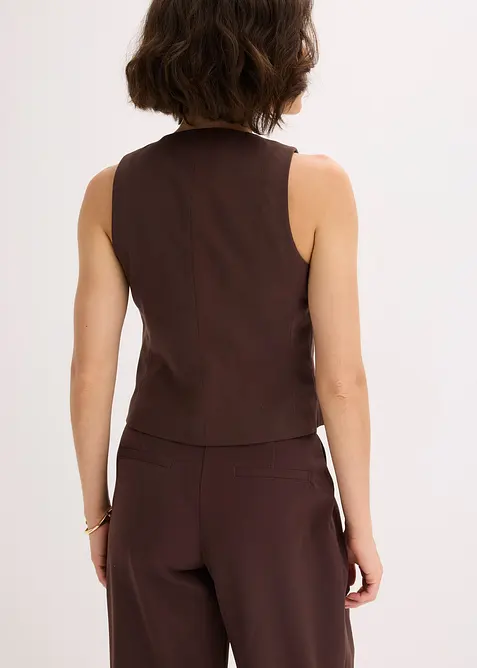 Gilet in een soepele visosemix, bonprix