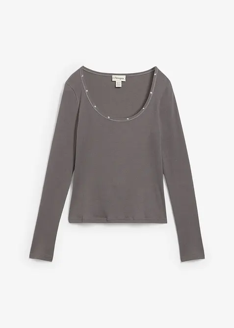 Geribd shirt van biologisch katoen, bonprix