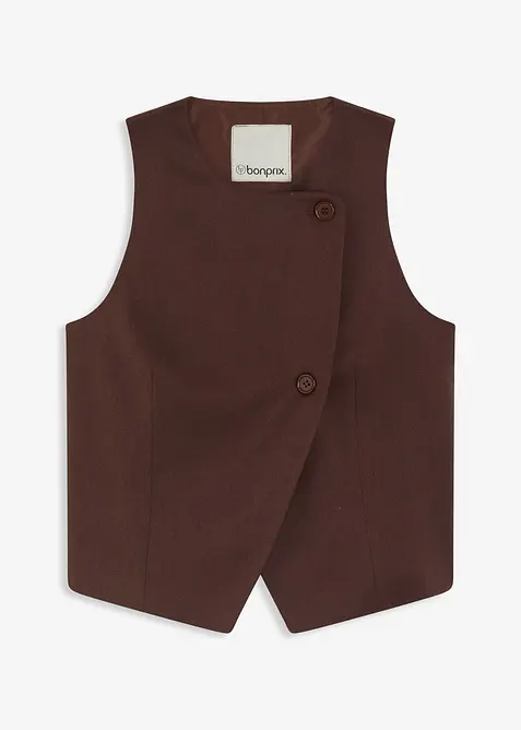 Gilet in een soepele visosemix, bonprix