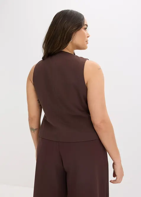 Gilet in een soepele visosemix, bonprix