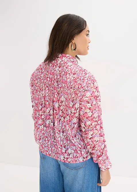 Blouse met glanseffect, bonprix