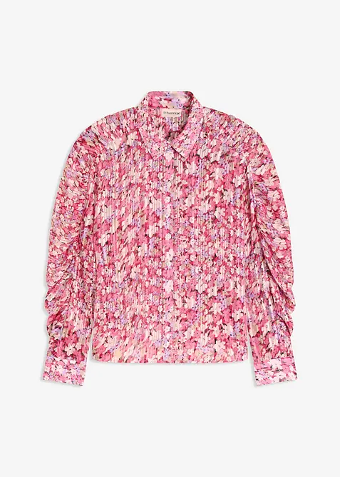 Blouse met glanseffect, bonprix