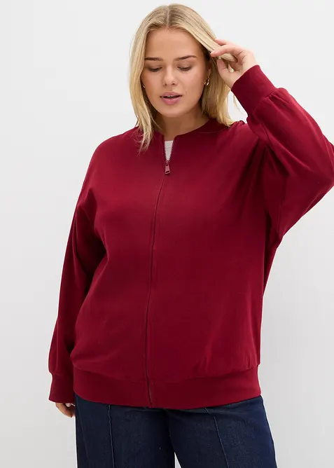 Sweatvest van puur biologisch katoen, bonprix