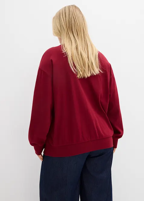 Sweatvest van puur biologisch katoen, bonprix