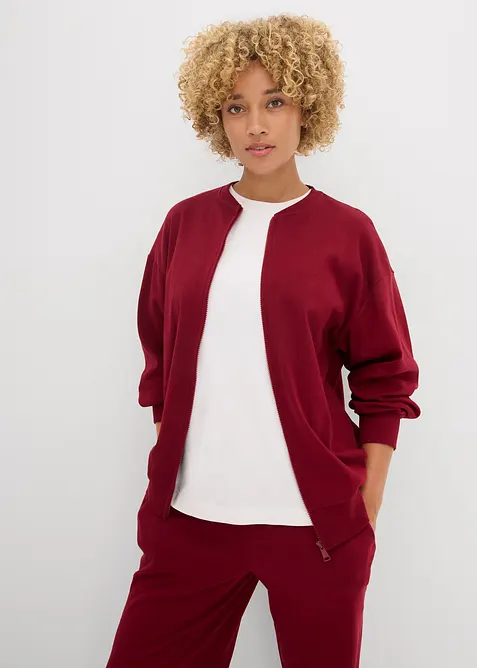 Sweatvest van puur biologisch katoen, bonprix