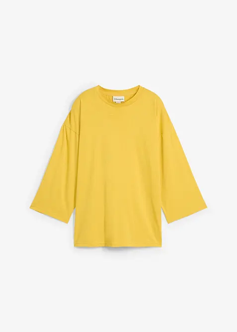 Shirt in een zijdemix, bonprix