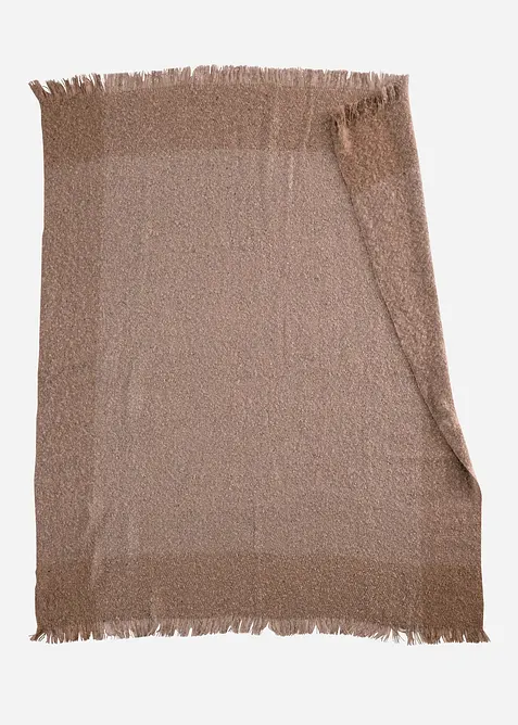 Plaid met franjes, bonprix