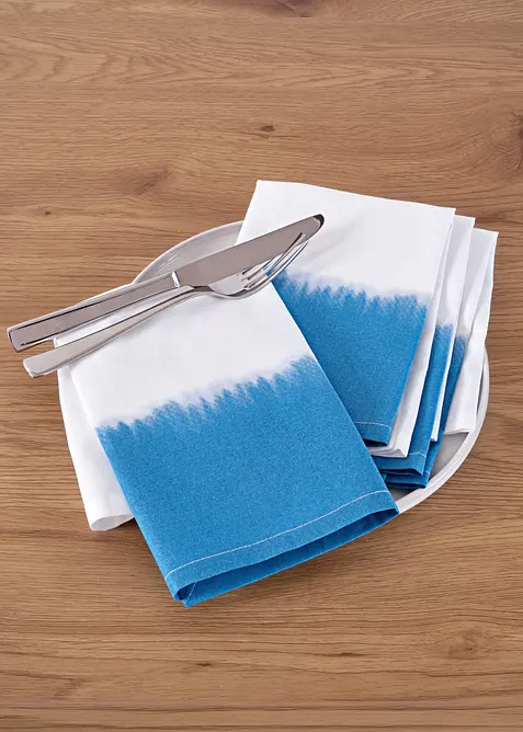 Stoffen servetten van biologisch katoen (set van 4), bonprix