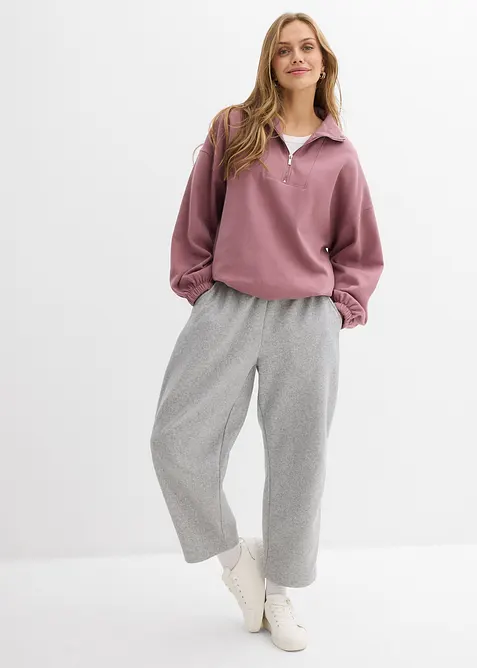Oversized sweater van biologisch katoen, bonprix