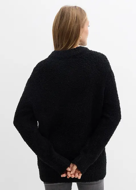 Oversized trui van bouclé, bonprix