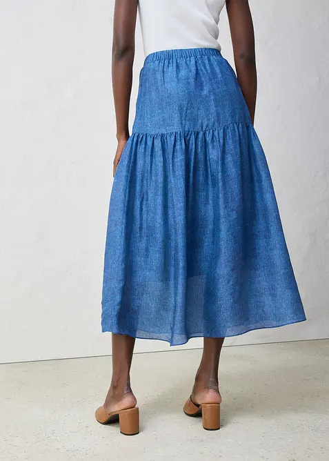 Maxirok met zijde, bonprix