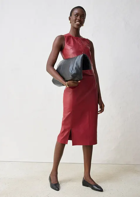 Bodywarmer van lamsnappa, bonprix