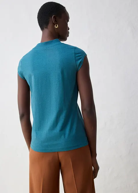 Shirt met zijde, bonprix