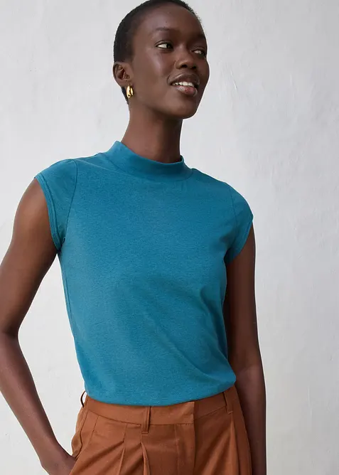 Shirt met zijde, bonprix