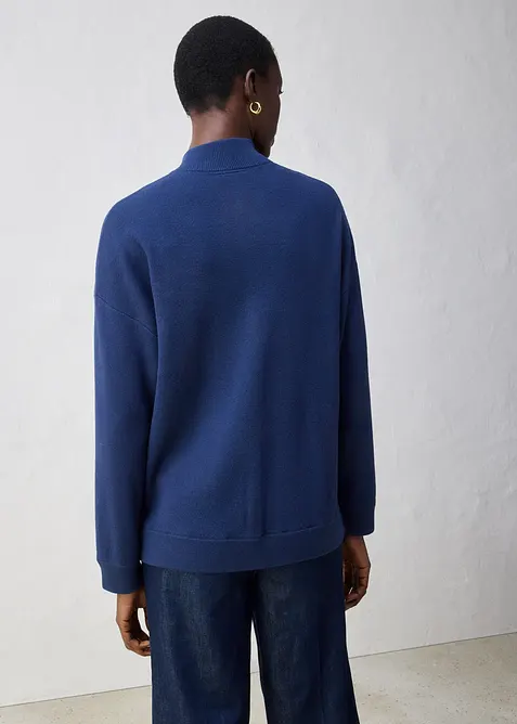 Oversized vest met merinowol, bonprix