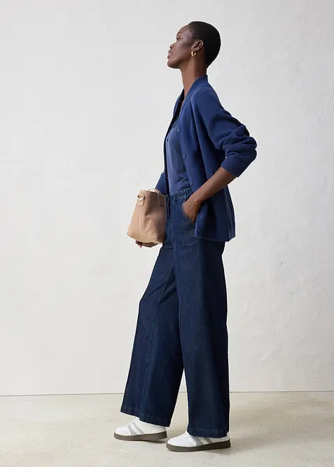 Oversized vest met merinowol, bonprix