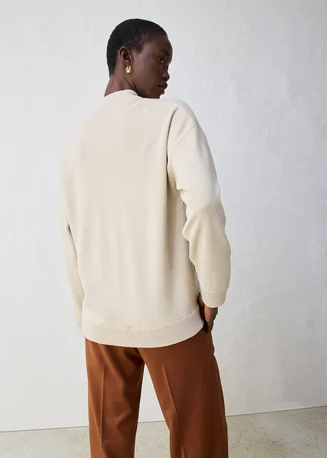 Oversized vest met merinowol, bonprix