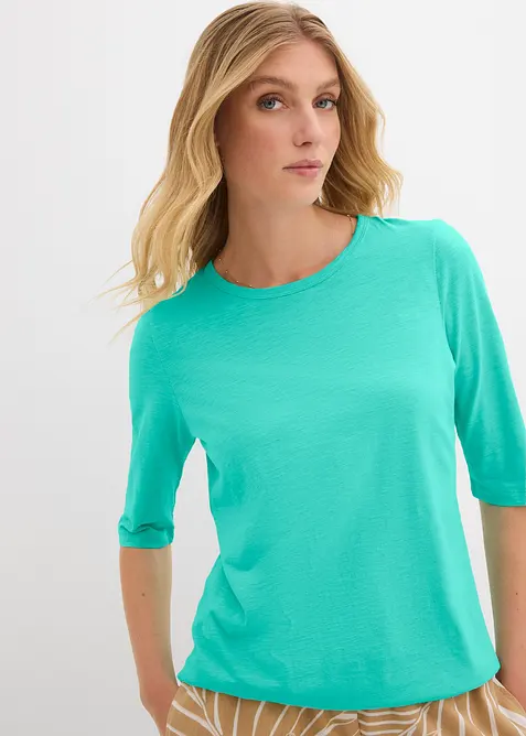 T-shirt van puur katoen (set van 2), bonprix