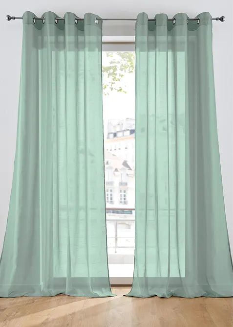 Gordijn van fijne batiststructuur (1 stuk), bpc living bonprix collection