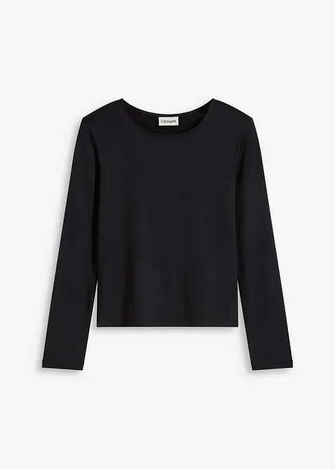 Longsleeve met een nauwsluitende pasvorm, bonprix