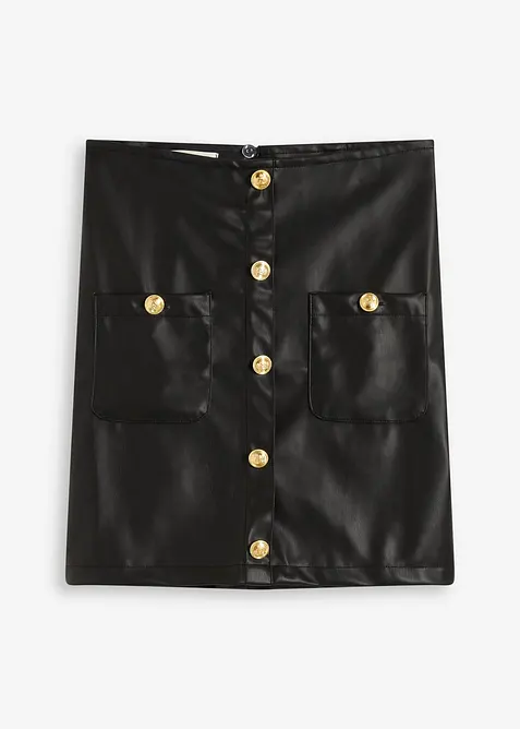 Minirok van imitatieleer, bonprix