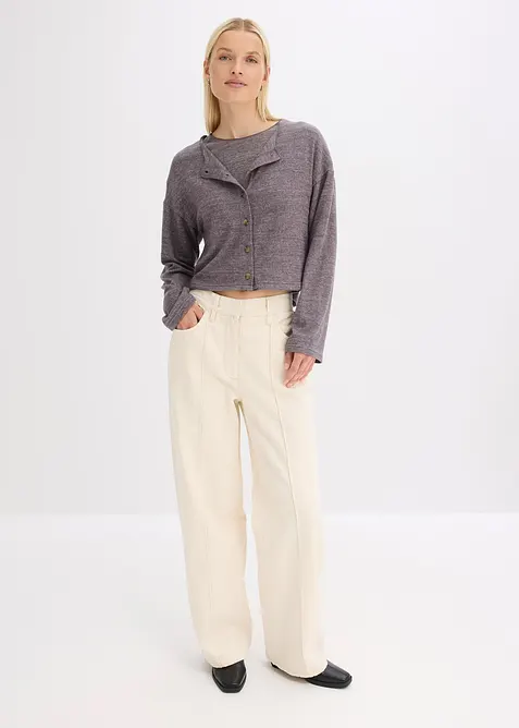 Fijn gebreid vest, bonprix