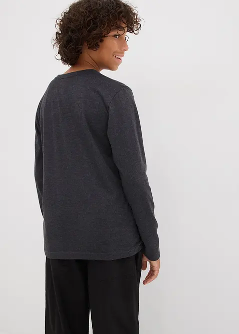 Jongens longsleeve met katoen en print, bonprix
