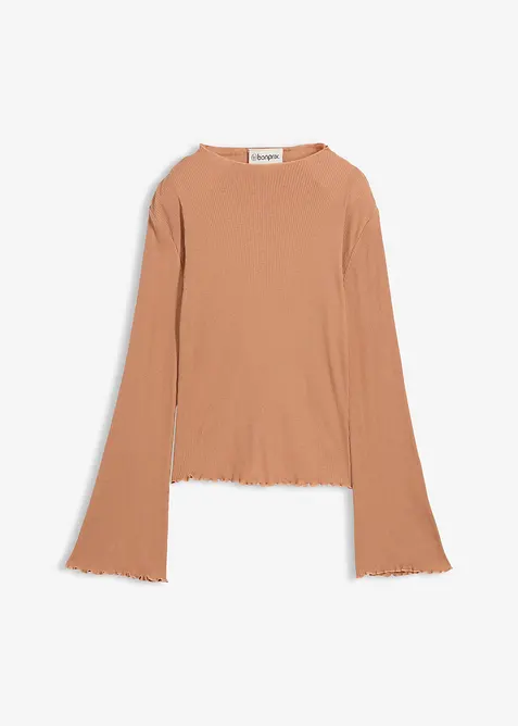 Geribd shirt van puur katoen, bonprix