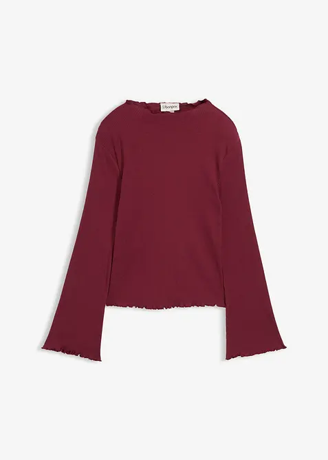 Geribd shirt van puur katoen, bonprix