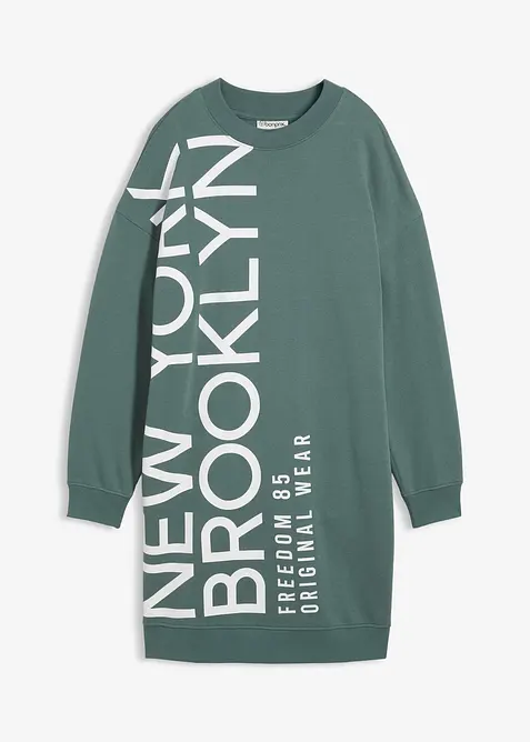 Oversized sweatjurk van een zachte katoenmix, bonprix
