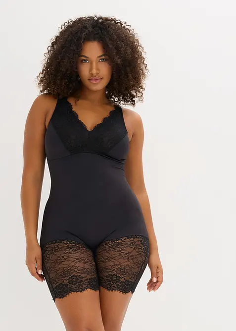 Medium corrigerende body met korte pijpen, bonprix