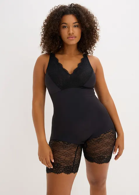 Medium corrigerende body met korte pijpen, bonprix