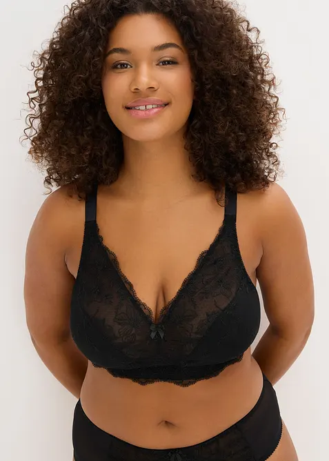 Bralette met borduursel, bonprix