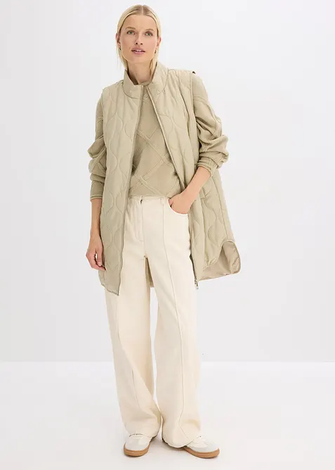 Trui met horizontaal kabelpatroon, bonprix